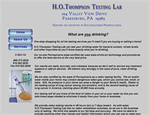 Tablet Screenshot of hothompsonlab.com